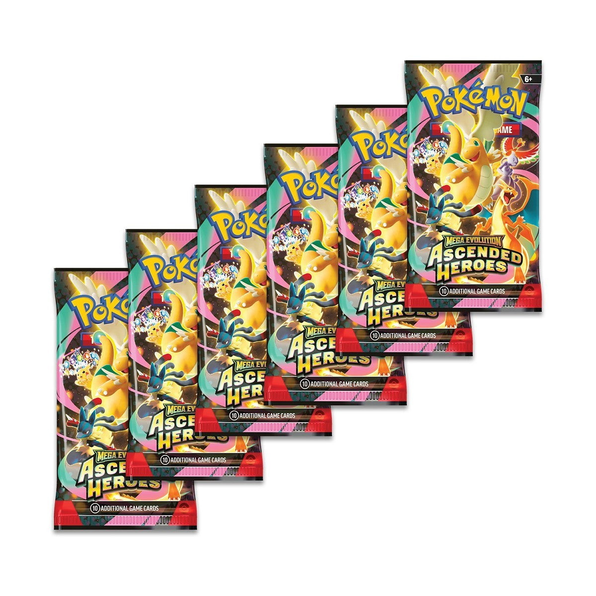 Mega Evolution-Ascended Heroes Booster Bundle (6 Packs)