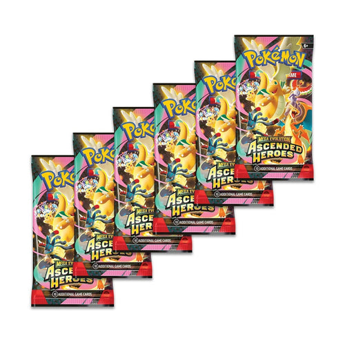 Mega Evolution-Ascended Heroes Booster Bundle (6 Packs)